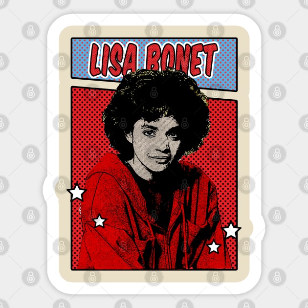 Lisa Bonet 1975s Pop Art Style Sticker by Flasher